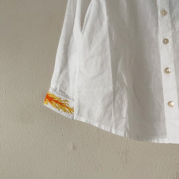 Wild & Gorgeous Toddler Dragon Button Down Shirt 3T - Picture 2 of 7